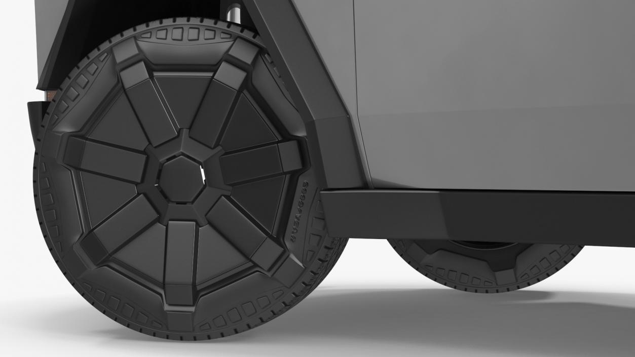 3D 2024 Tesla Cybertruck Rigged model