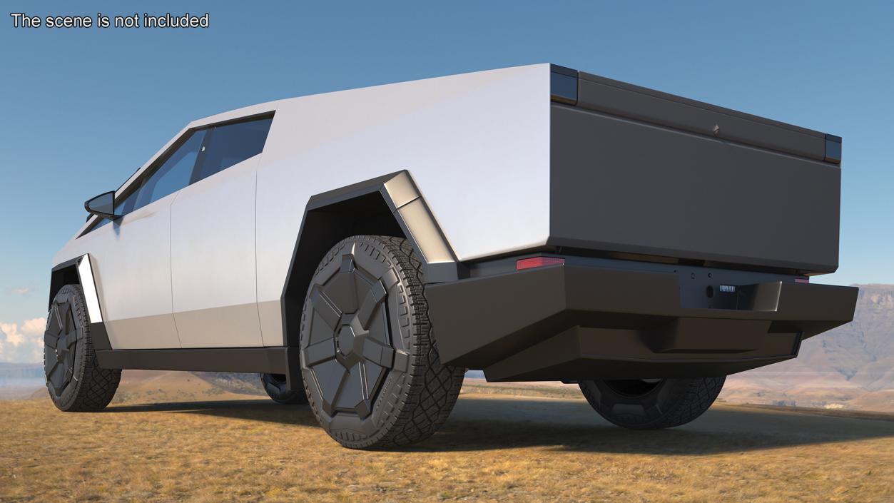 3D 2024 Tesla Cybertruck Rigged model