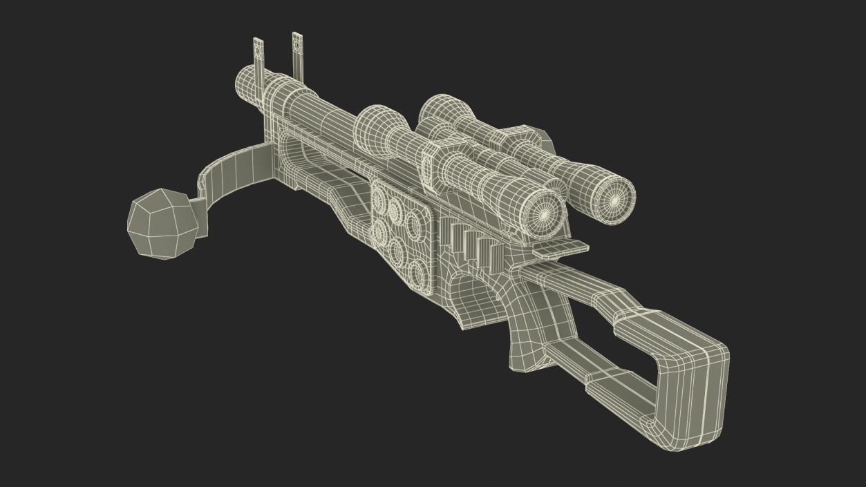 3D model Large Star Wars Bowcaster