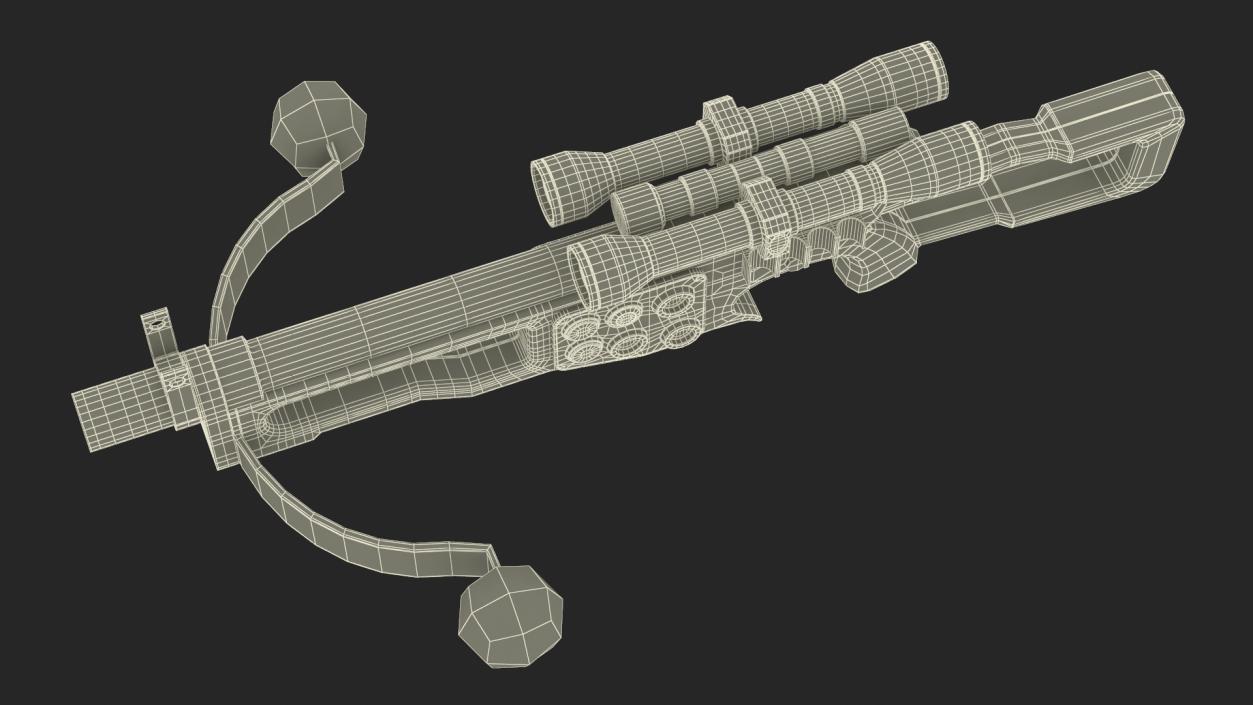 3D model Large Star Wars Bowcaster