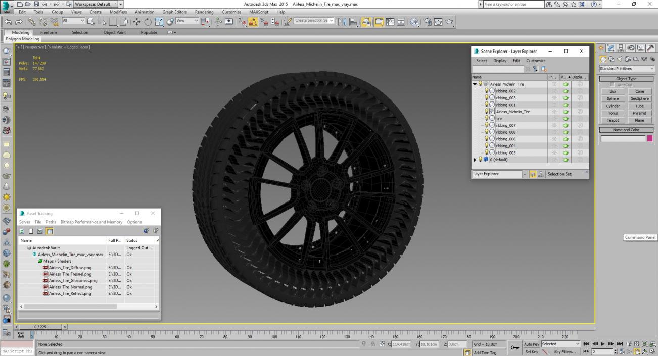 3D Airless Michelin Tire