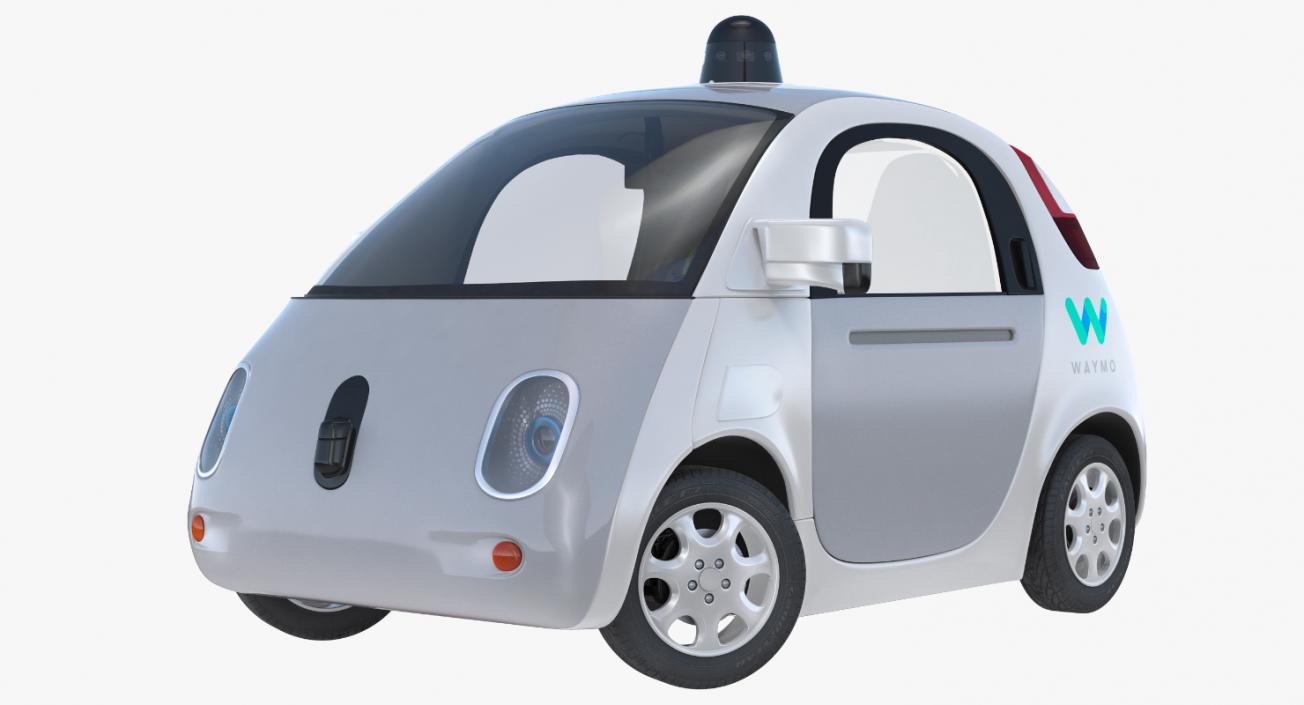 3D model Rigged Self Driving Cars Collection