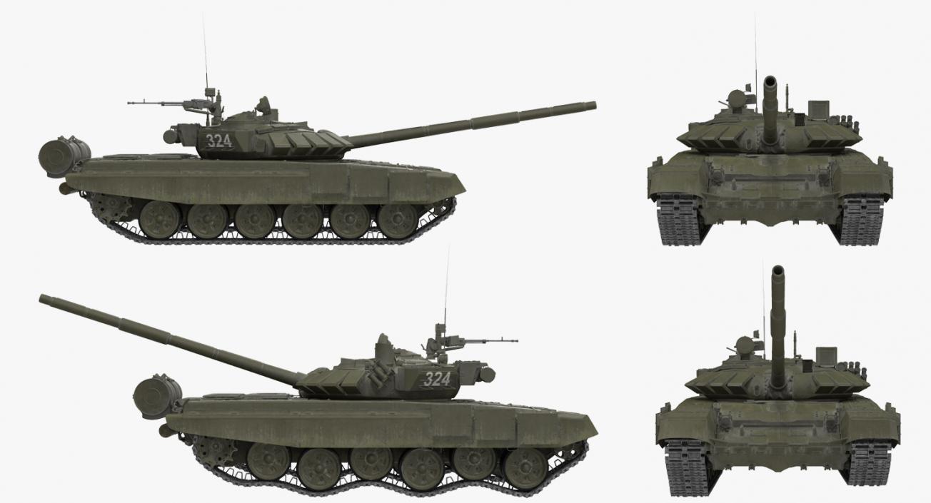 3D model T-72B3 Soviet Main Battle Tank