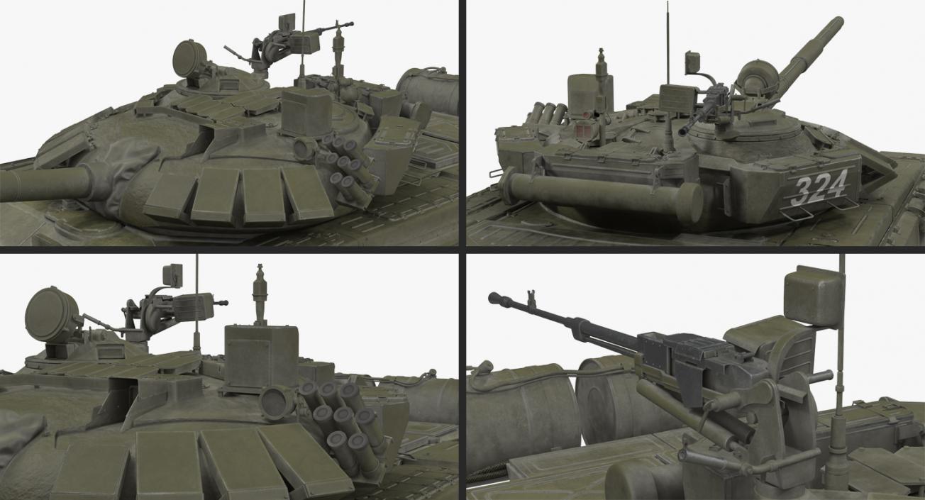 3D model T-72B3 Soviet Main Battle Tank