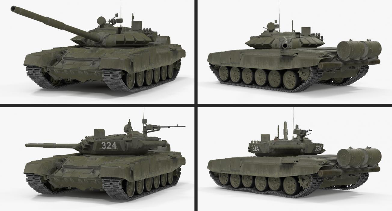 3D model T-72B3 Soviet Main Battle Tank