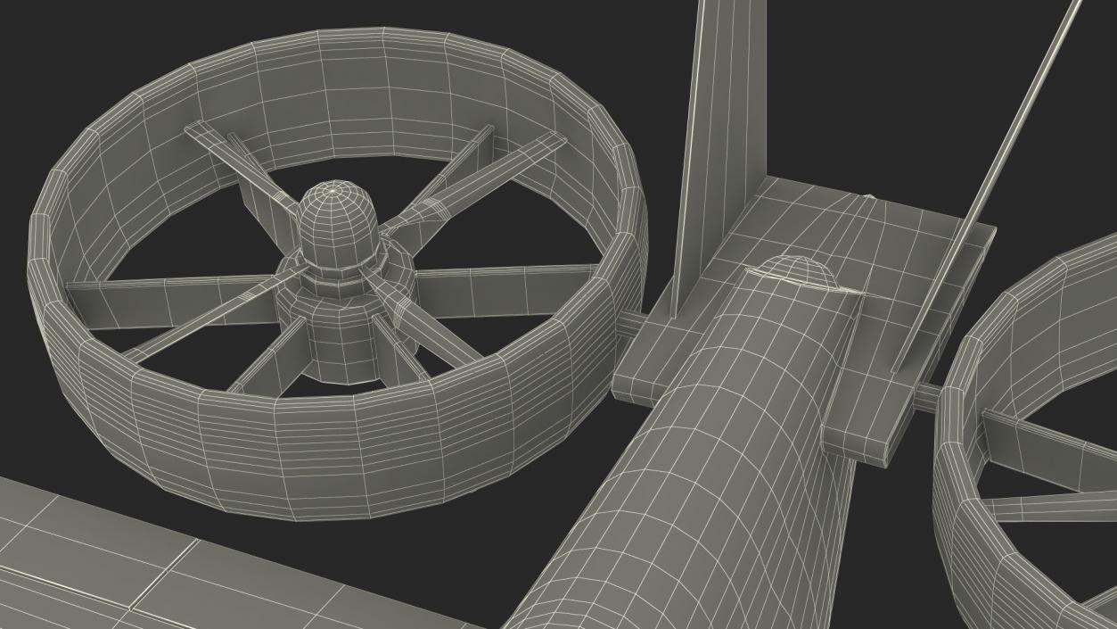 Futuristic Flying Taxi Rigged 3D model