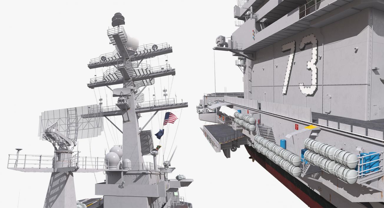 3D US Aircraft Carriers Collection