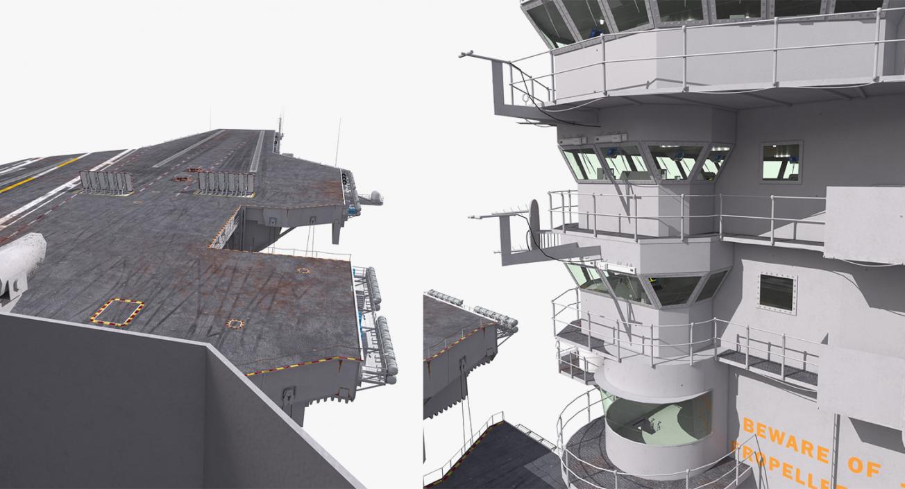 3D US Aircraft Carriers Collection