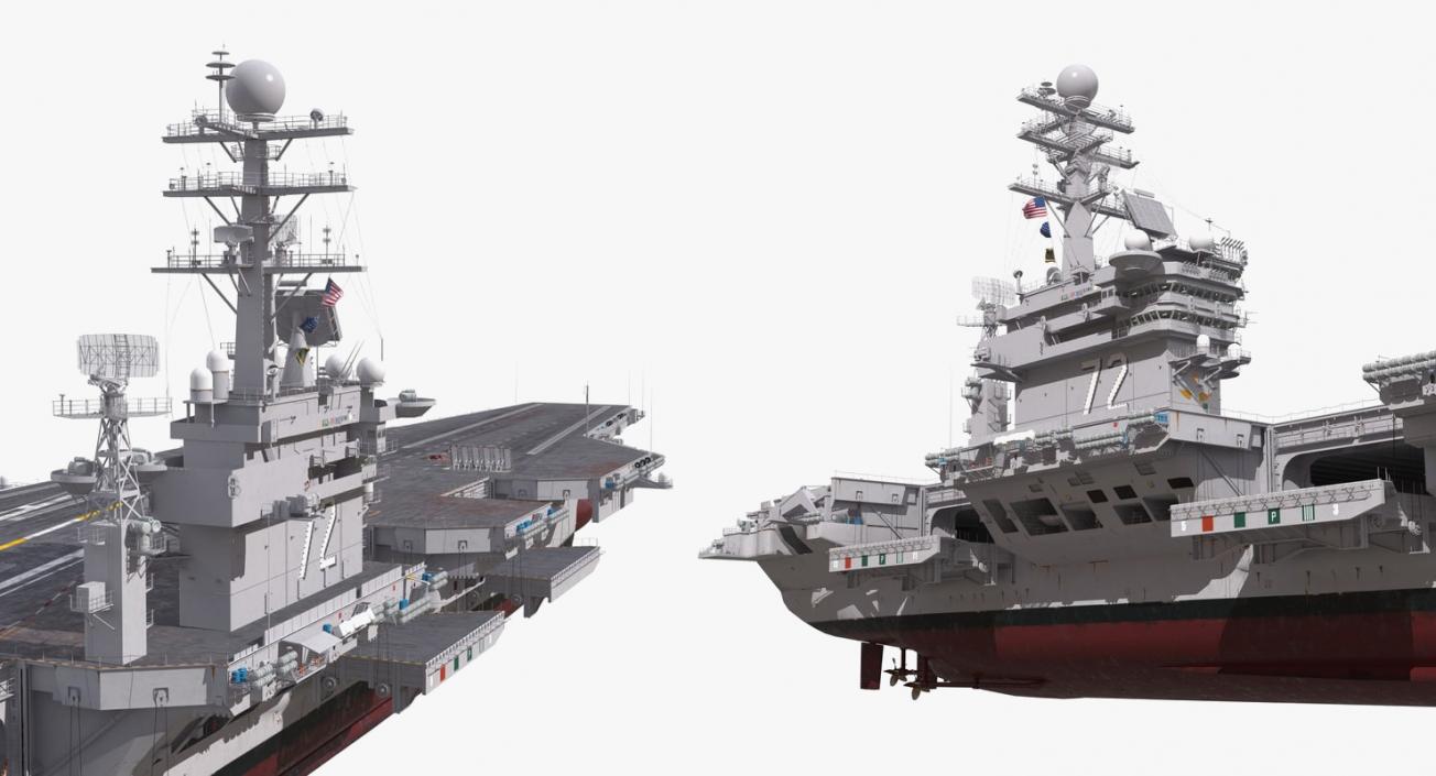 3D US Aircraft Carriers Collection