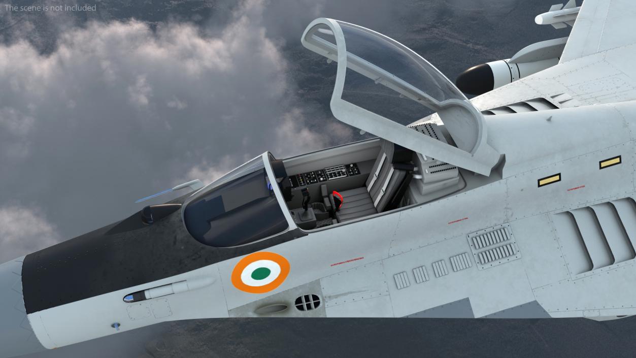 3D MiG 29K Fulcrum D Indian Navy with Armament model