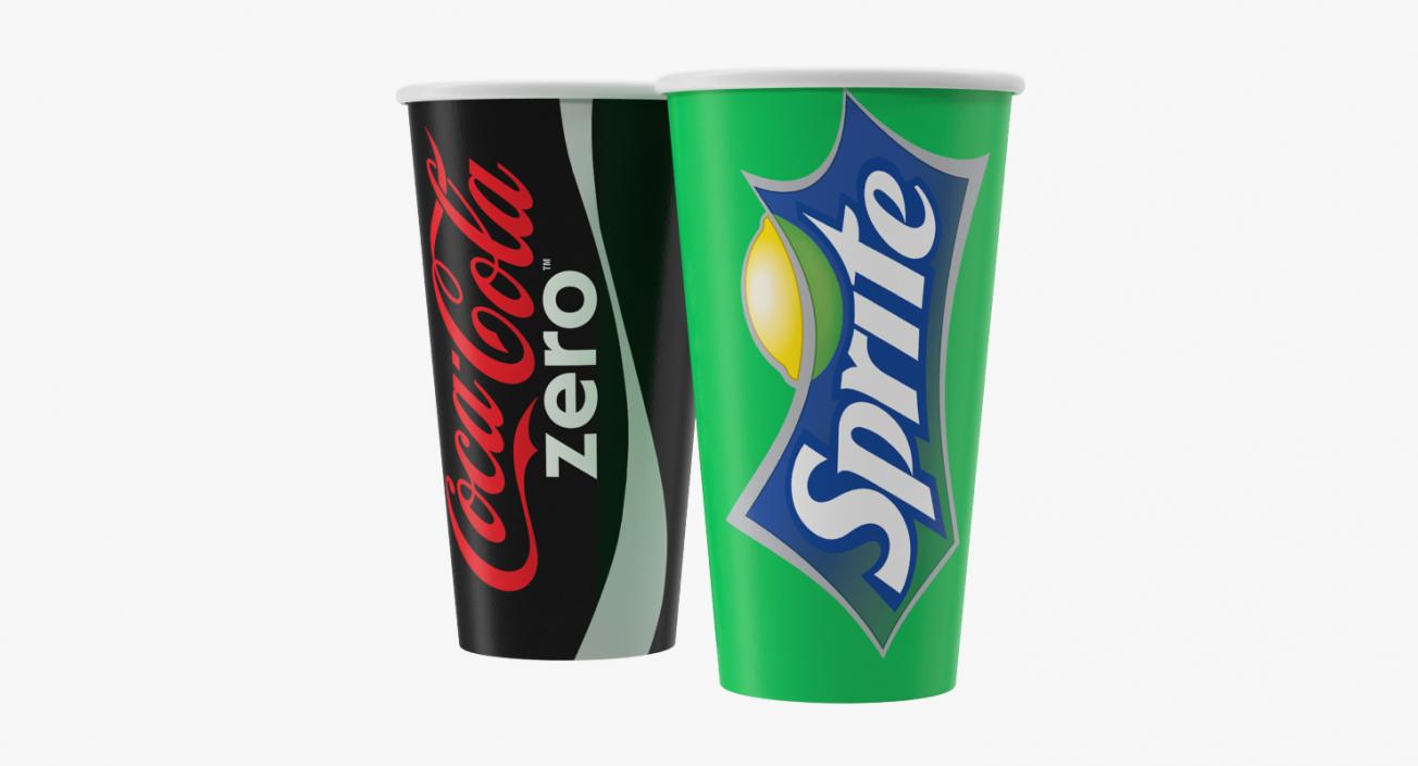 3D model Paper Soda Cups