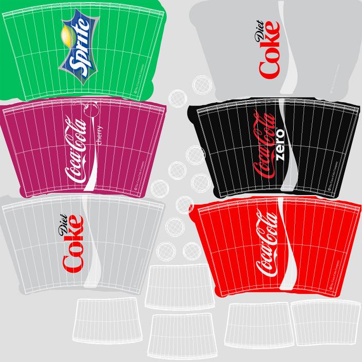 3D model Paper Soda Cups