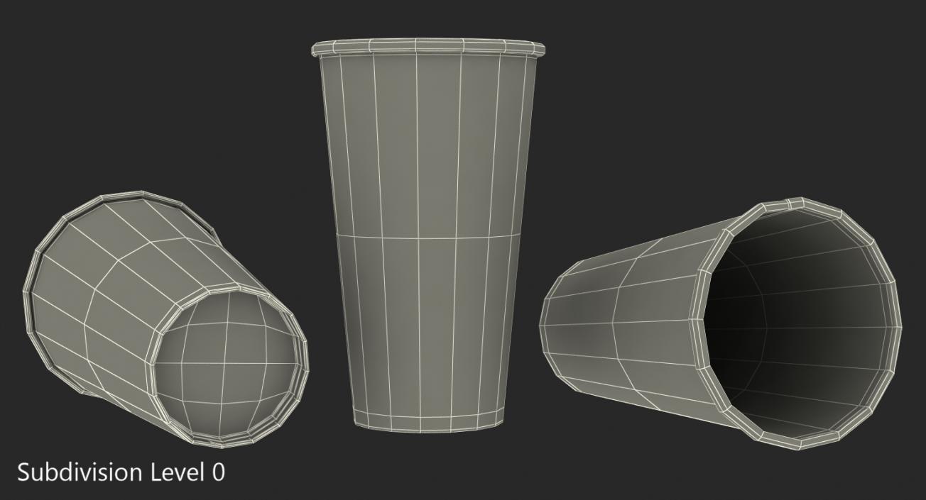 3D model Paper Soda Cups