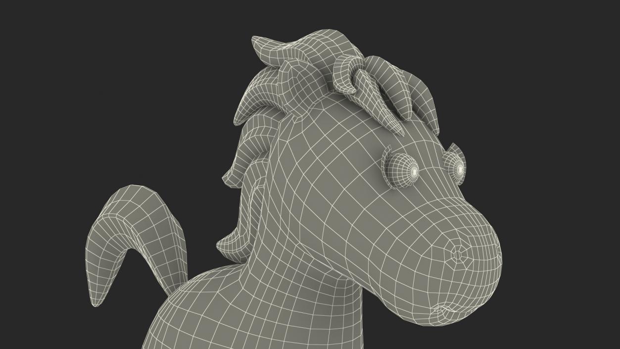 Cartoon Unicorn Set 3D model