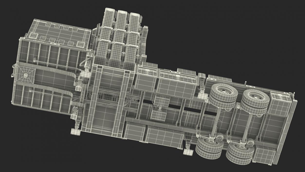 3D David Sling Israel Defense-System model