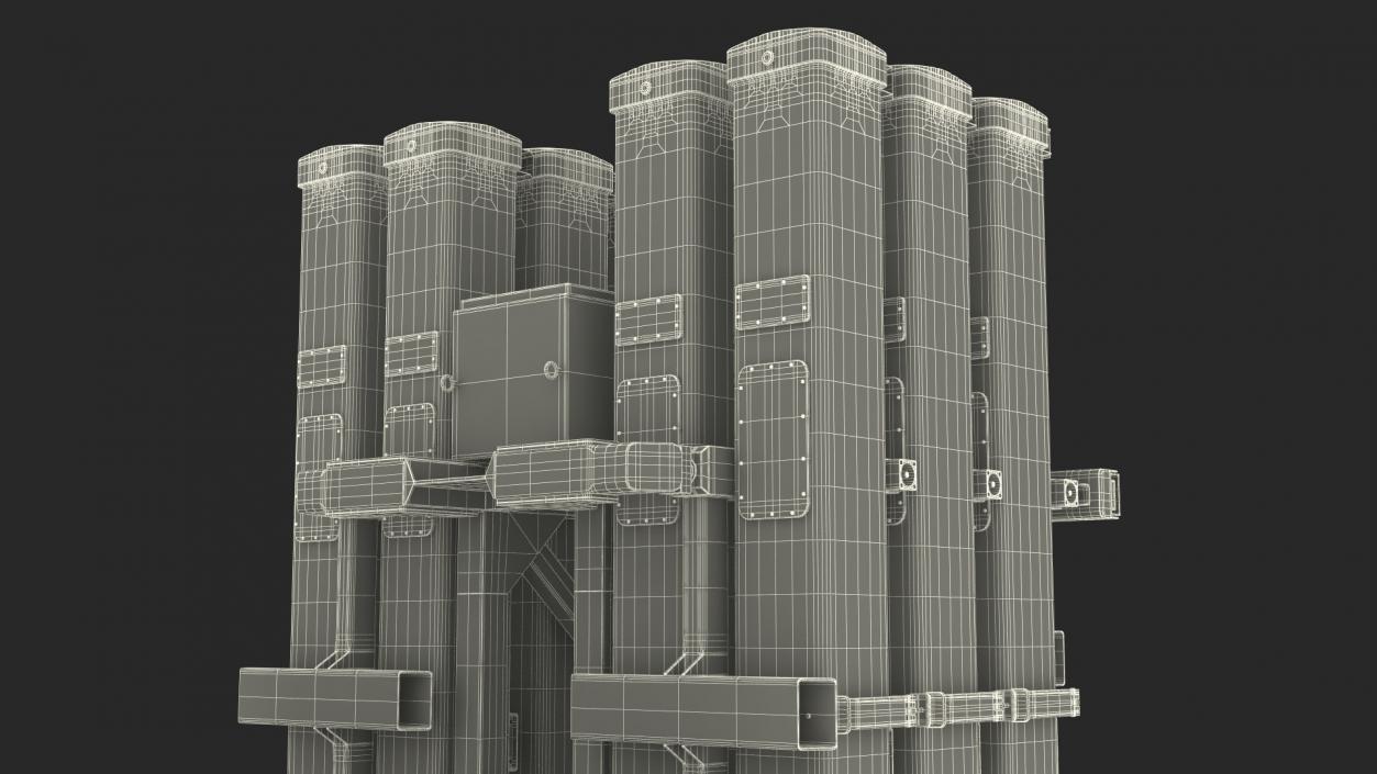 3D David Sling Israel Defense-System model