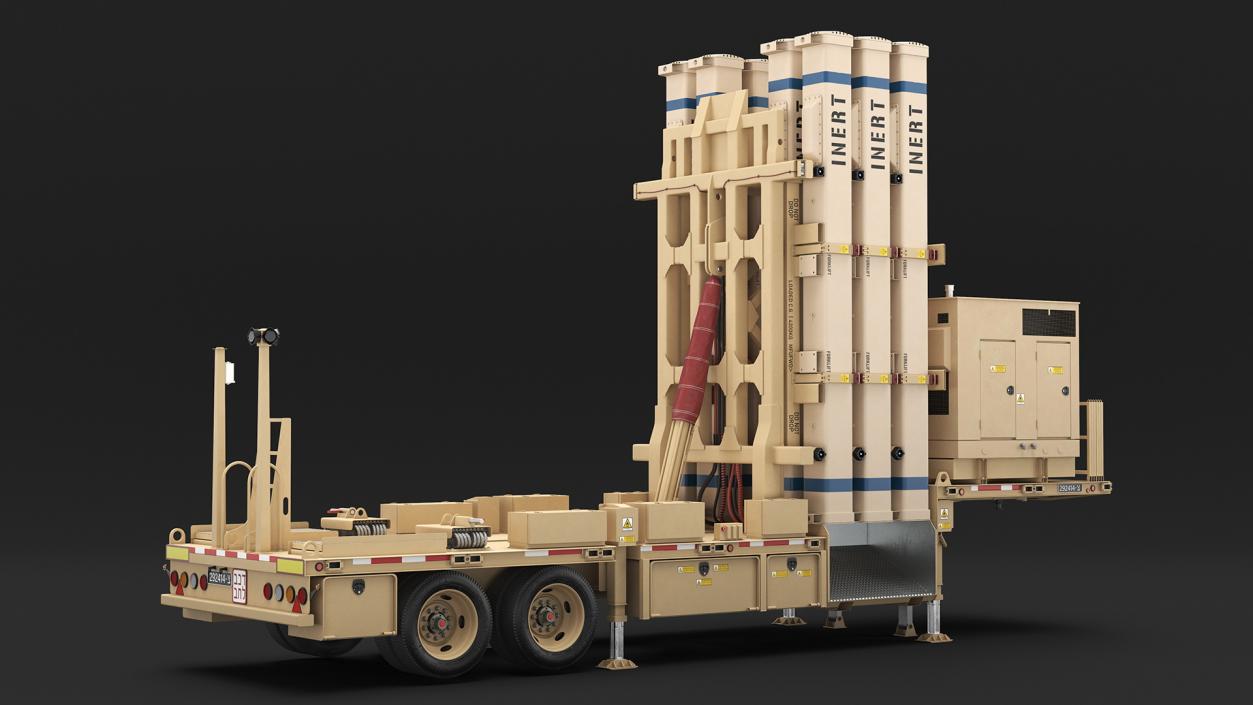 3D David Sling Israel Defense-System model