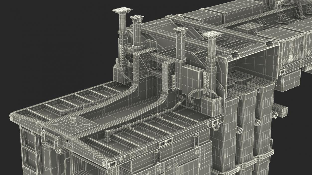 3D David Sling Israel Defense-System model