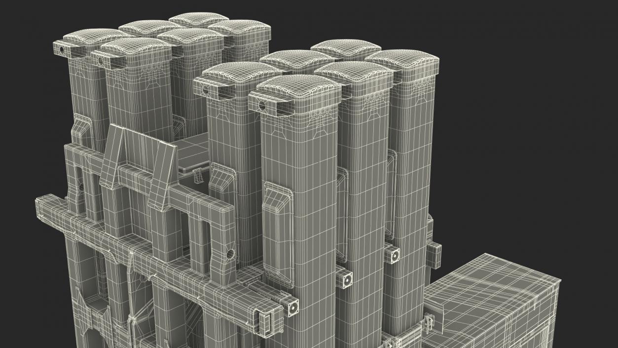 3D David Sling Israel Defense-System model