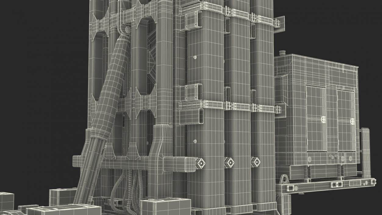 3D David Sling Israel Defense-System model