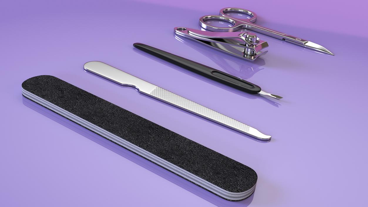 Manicure Tools Collection 3 3D