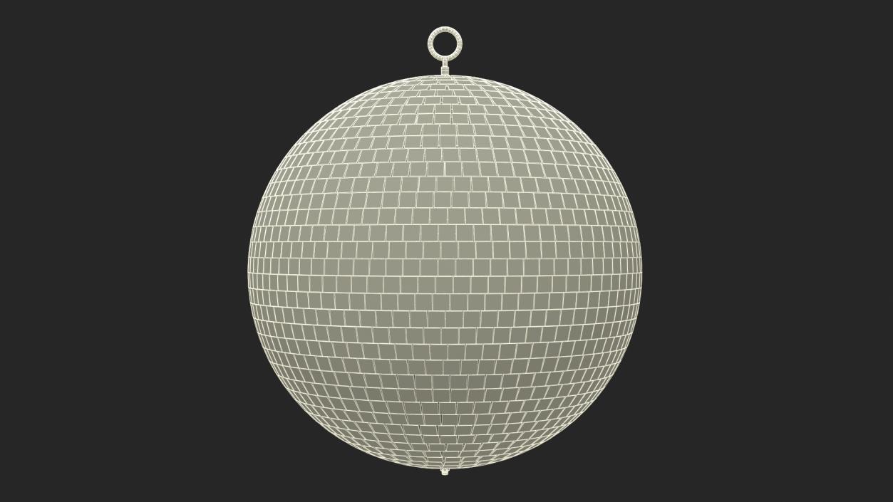 3D Rainbow Disco Ball model