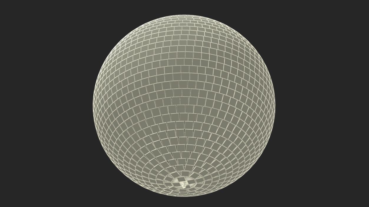 3D Rainbow Disco Ball model