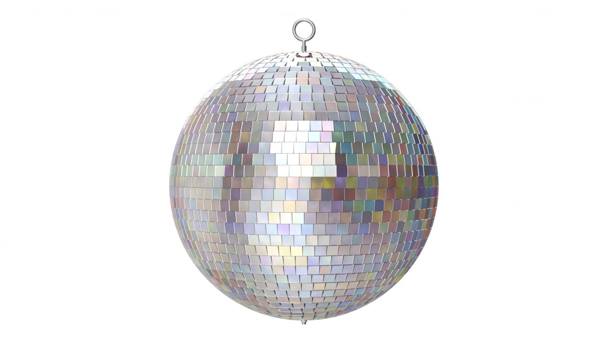 3D Rainbow Disco Ball model