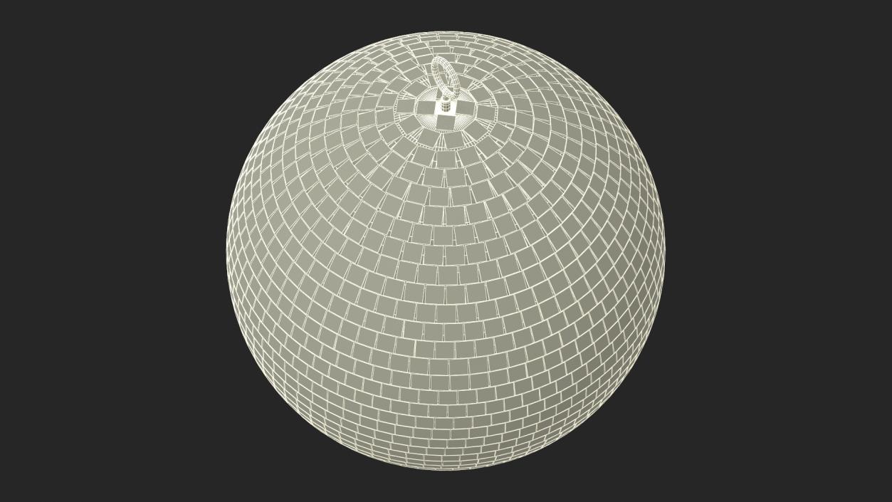 3D Rainbow Disco Ball model