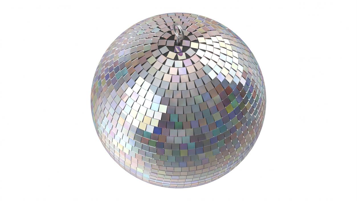 3D Rainbow Disco Ball model