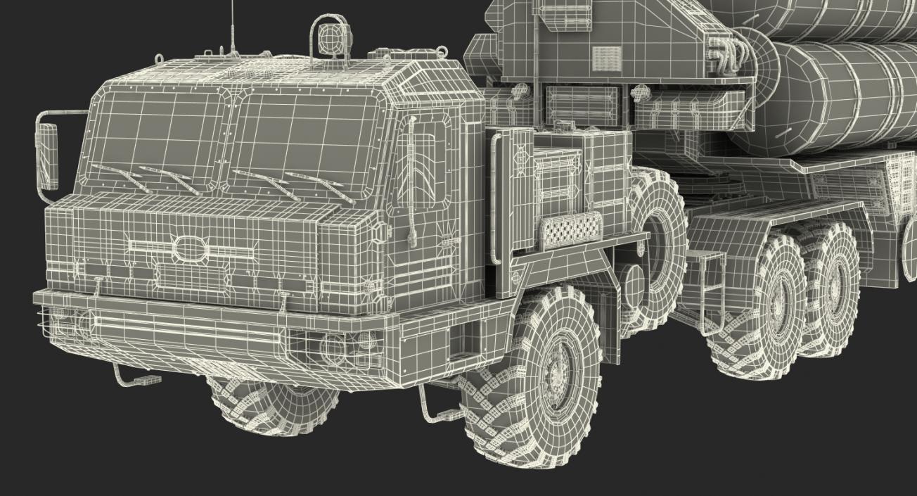 3D model SA 21 Growler Mobile Missile System Vehicle Rigged