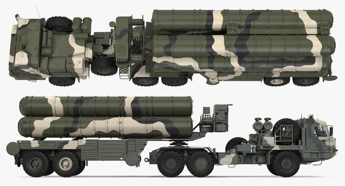 3D model SA 21 Growler Mobile Missile System Vehicle Rigged