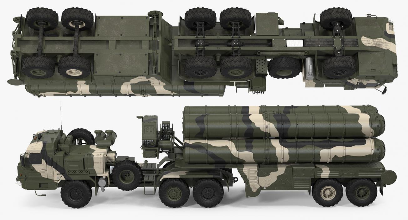 3D model SA 21 Growler Mobile Missile System Vehicle Rigged