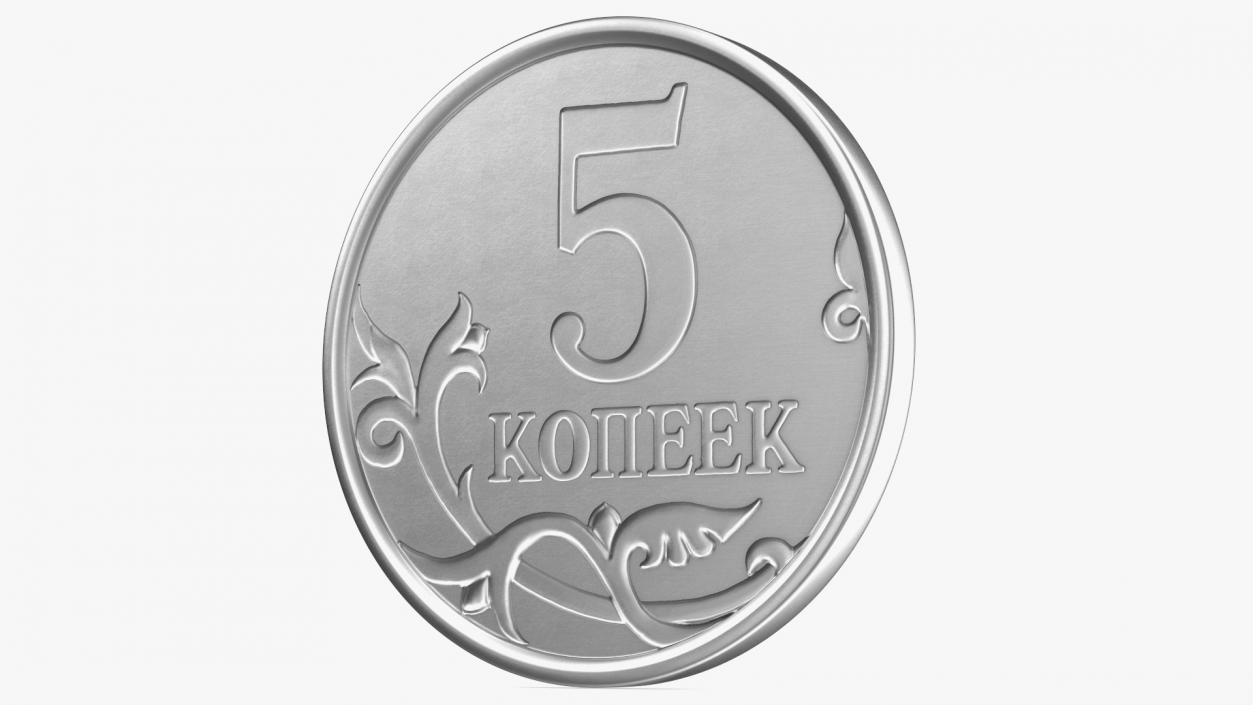 Russian Ruble Coins Collection 3 3D