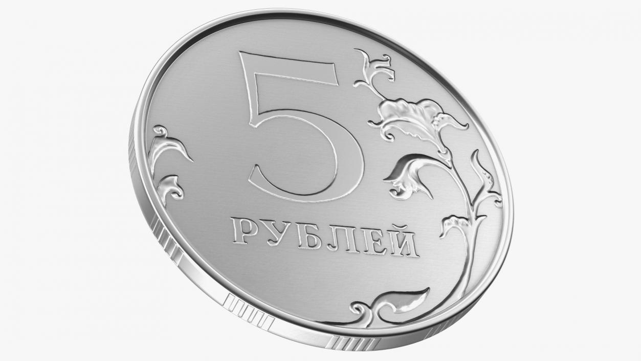 Russian Ruble Coins Collection 3 3D