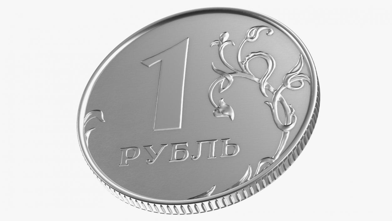 Russian Ruble Coins Collection 3 3D