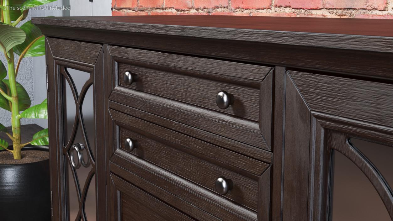 3D Antique Sideboard Venga model