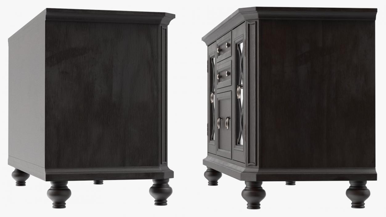 3D Antique Sideboard Venga model