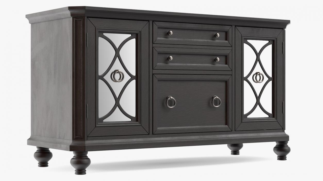 3D Antique Sideboard Venga model