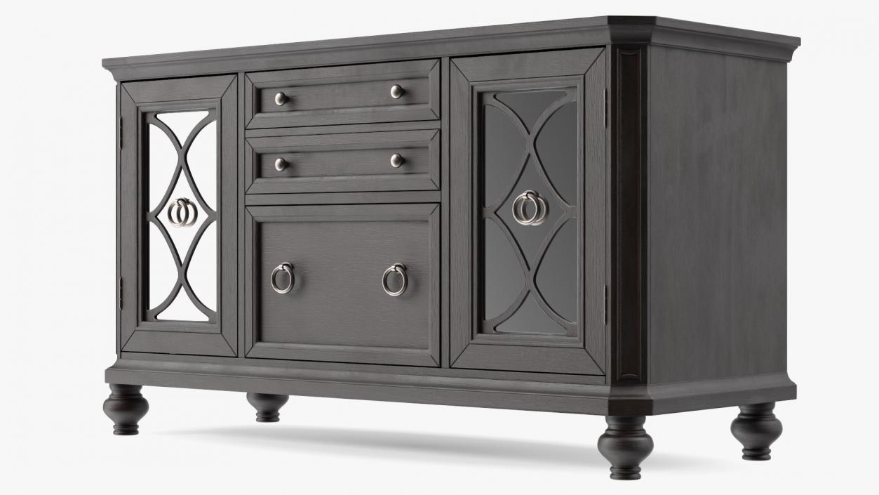 3D Antique Sideboard Venga model