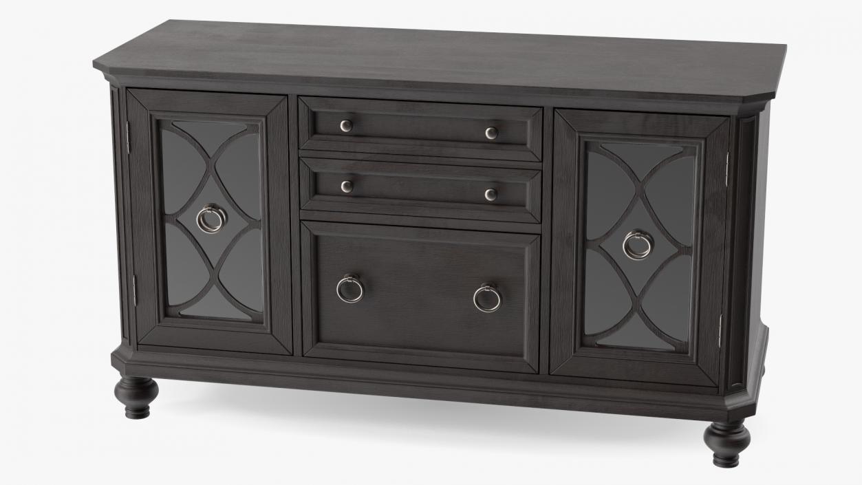 3D Antique Sideboard Venga model