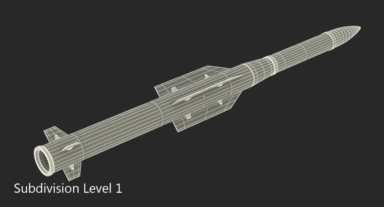 3D 9M317 Surface to Air Missile model