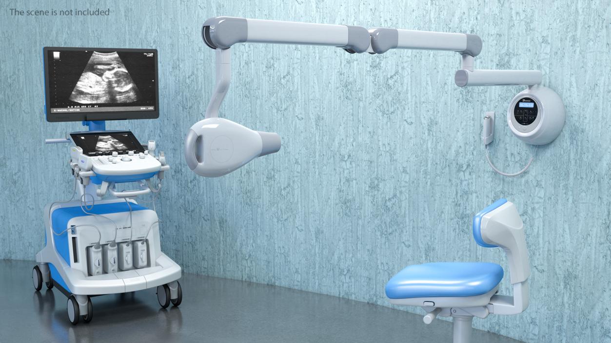 3D ProVecta HD Intraoral XRay Unit Rigged model