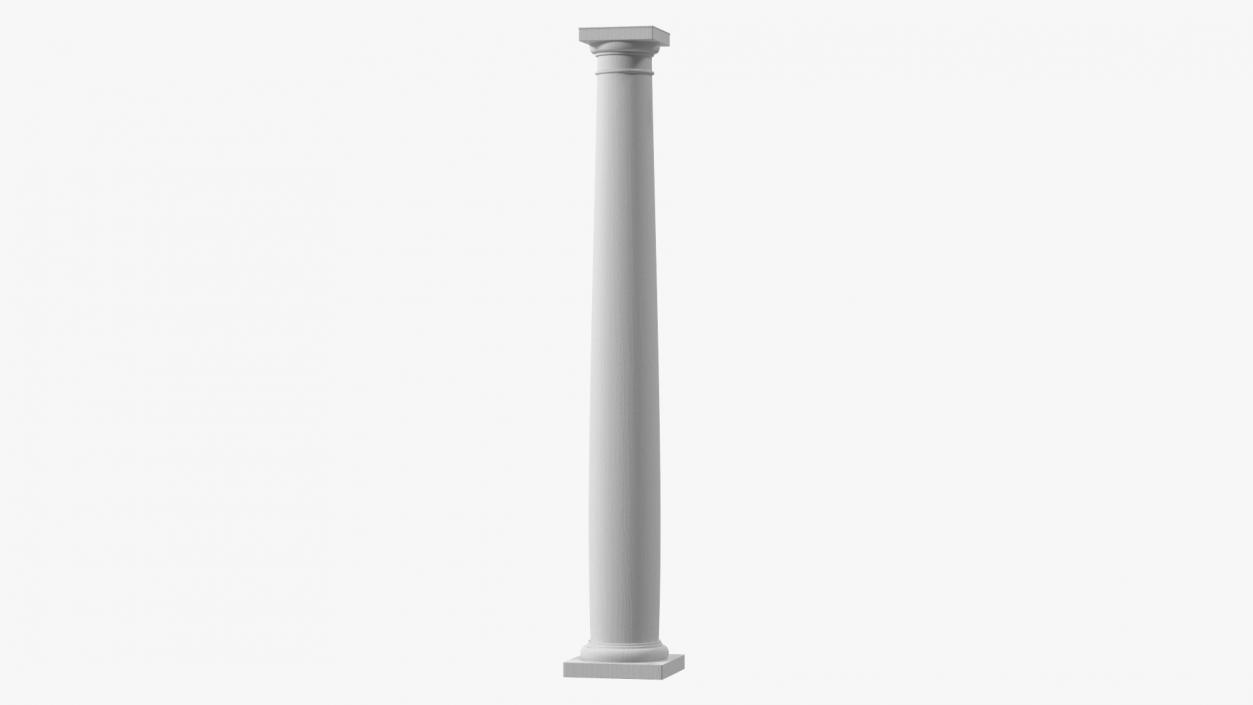 Smooth Fiberglass Column 3D model