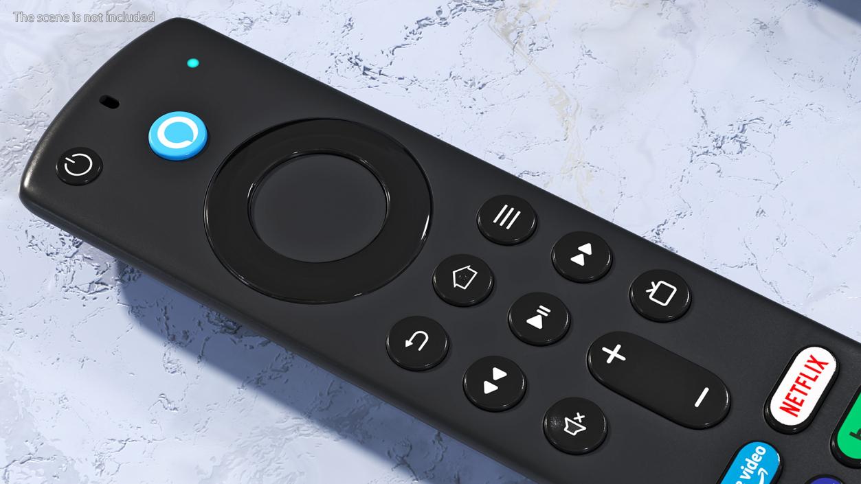 Amazon Fire TV Remote 3rd Gen 3D model