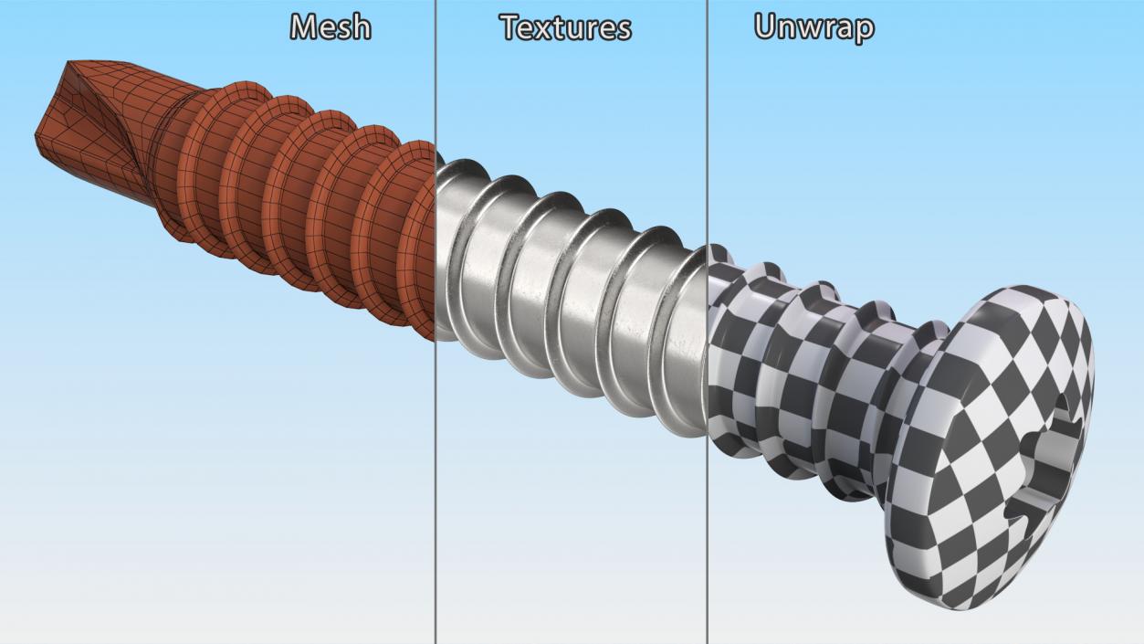 3D Self Drilling Screw 2