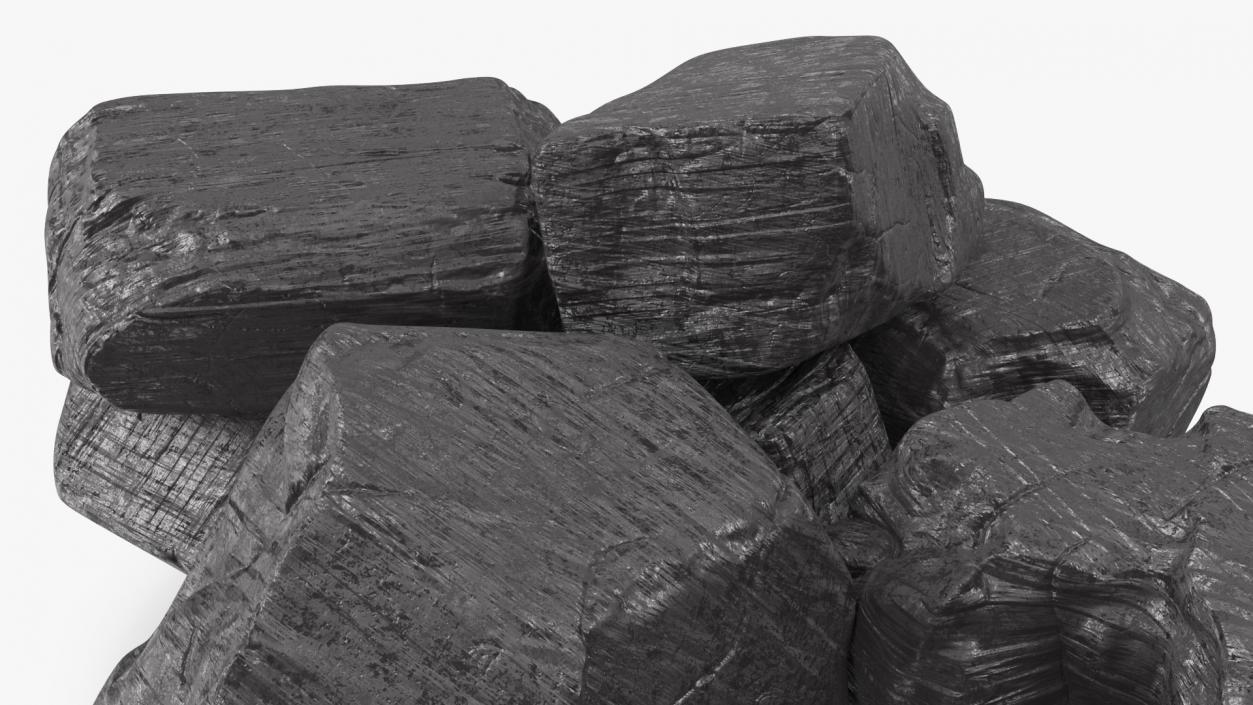 3D model Bituminous Coal Pile