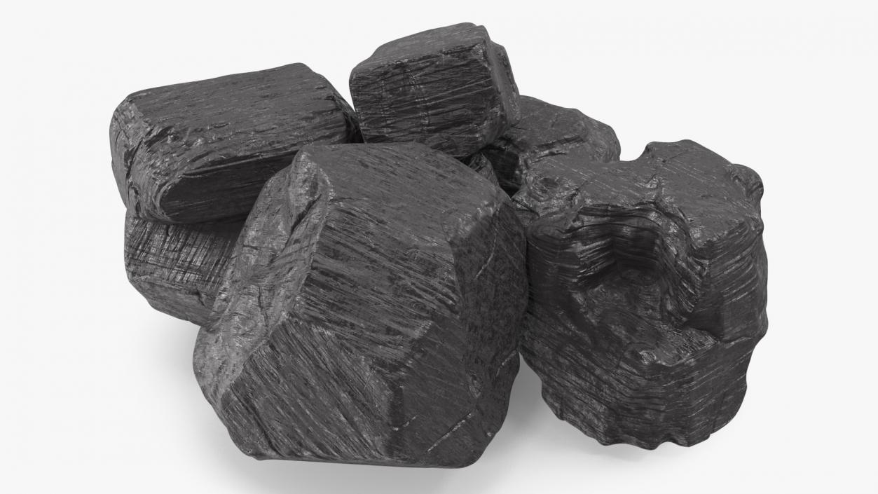 3D model Bituminous Coal Pile