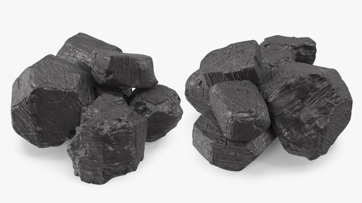 3D model Bituminous Coal Pile