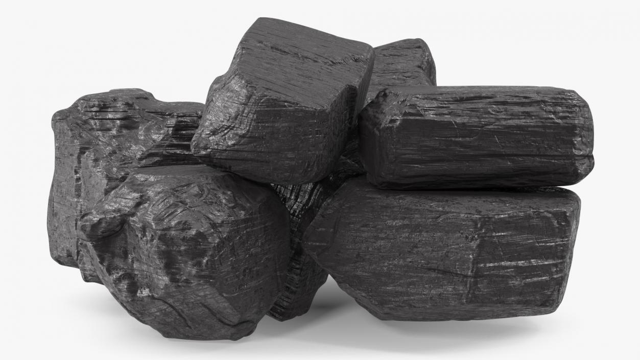 3D model Bituminous Coal Pile